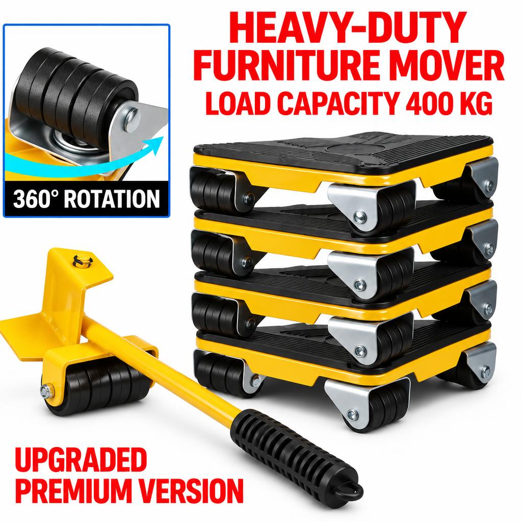 Meubelverhuisgereedschap Set – Verplaats Zware Meubels In Je Eentje Zonder Rugpijn! 📦