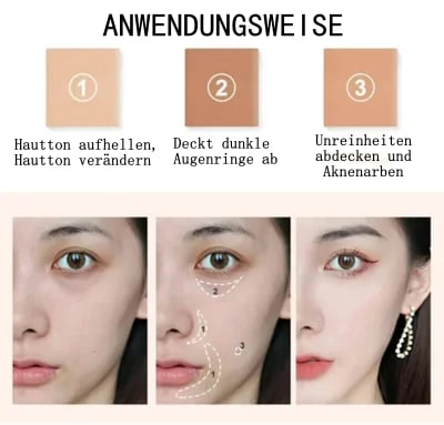 đ Täydellinen 3-in-1 peitevoidepaletti â Korjaa ⢠Muotoile ⢠Kosteuta â¨