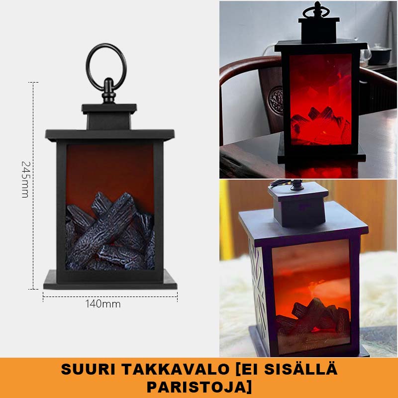 Simuloitu Liekkitakan Valo