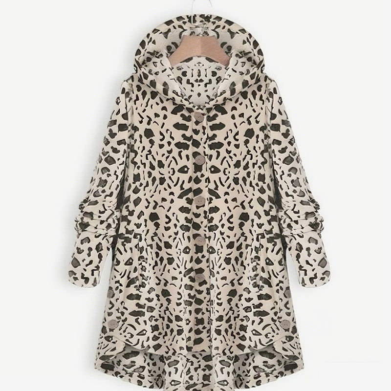 Väljä Pörröinen Tekoturkis Cardigan 🧸 | Mukava ja Tyylikäs Talvitakki 💖