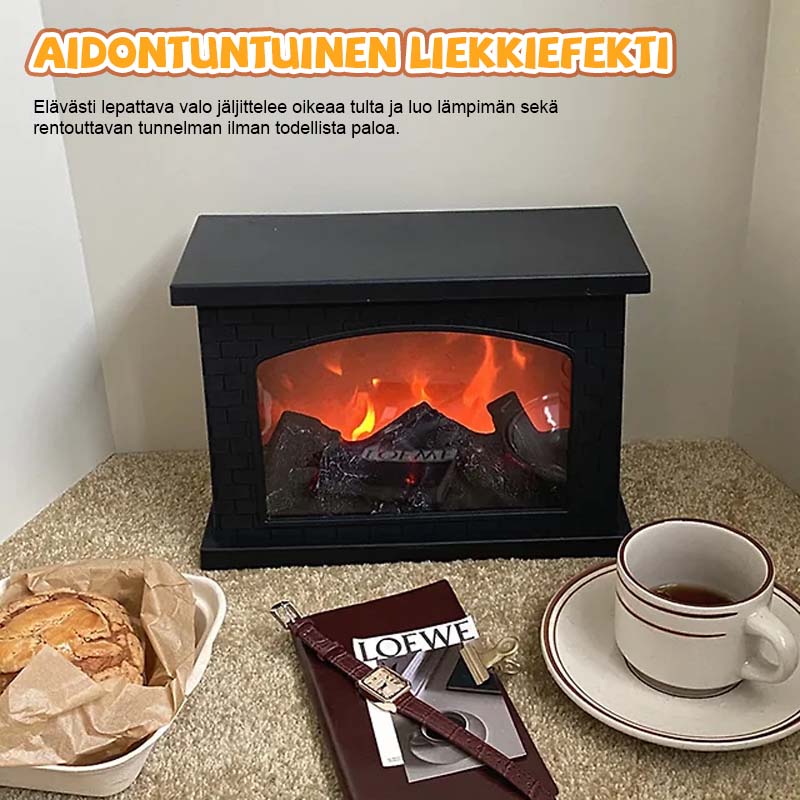 Simuloitu Liekkitakan Valo