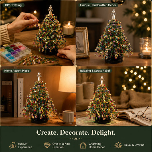 π CreΓ«er Kerstmagie in Huis: Complete DIY Parelen Kerstboom Kit β¨ (Met Engel Piek)