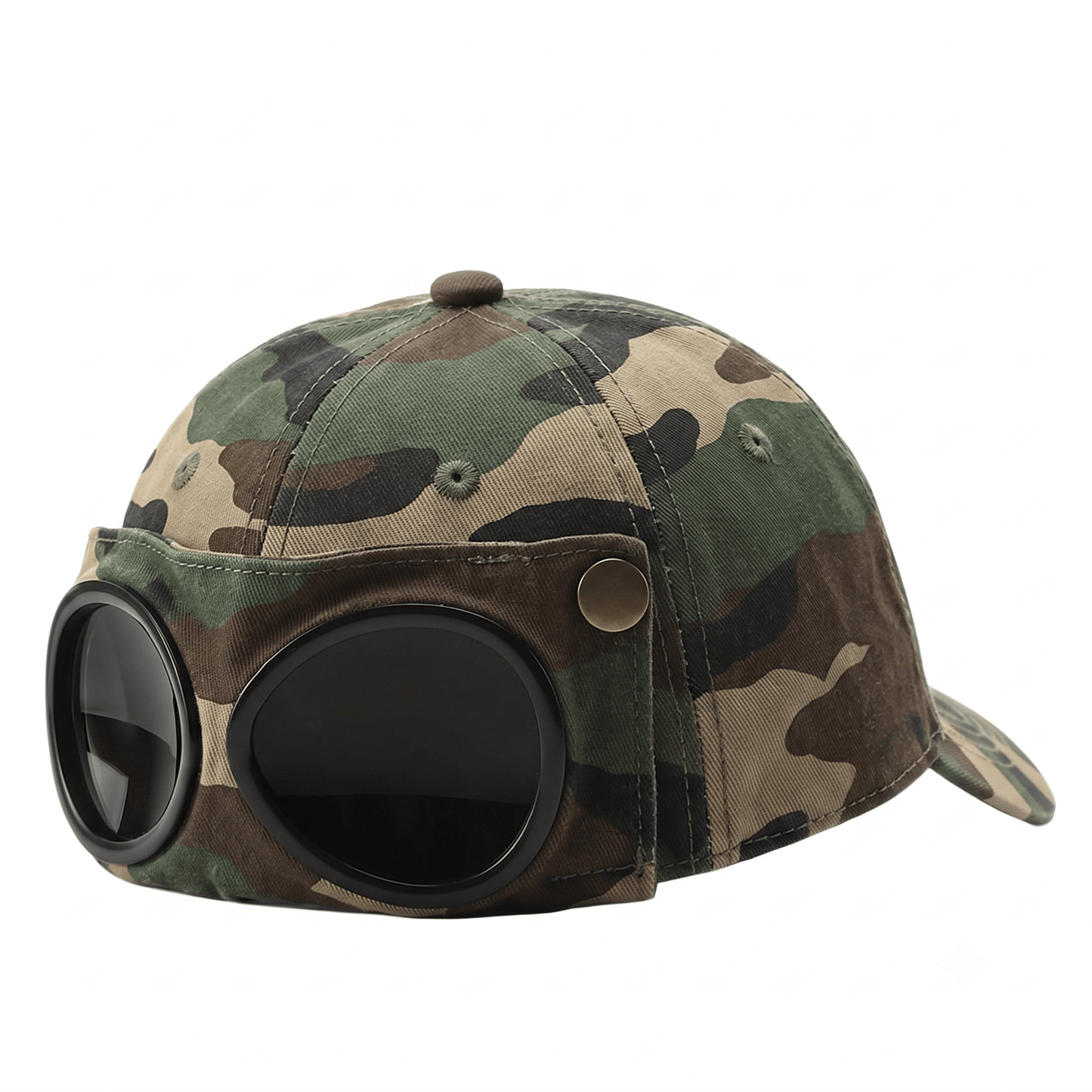 🕶️ Stoere Aviator Baseball Cap met Brilhouder — Unieke Retro Stijl & Praktisch Comfort 🧢