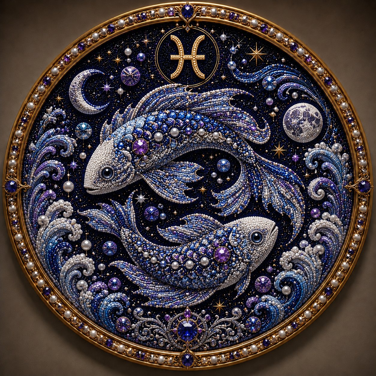 ๐ Magie Aan Je Muur! Luxe 3D Zodiak Parel Kunst Voor Een Sfeervol Huis ๐ฎ
