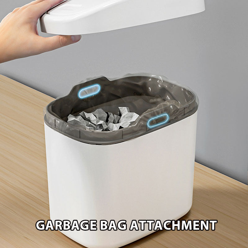🗑️✨ Tyylikäs Pöytäroskakori: Pieni, Hiljainen & Ravistettava Kantti! ✨🏠