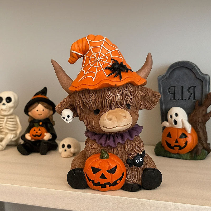 đ€ Skotlannin YlĂ€maanlehmĂ€ - Aito Halloween-koriste PöydĂ€lle ja Ovelle đđź