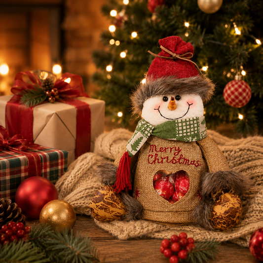 🎅 Magische Kerst-Snoepzakken met Pluche Figuren – Maak Kerstmis Onvergetelijk! 🎄