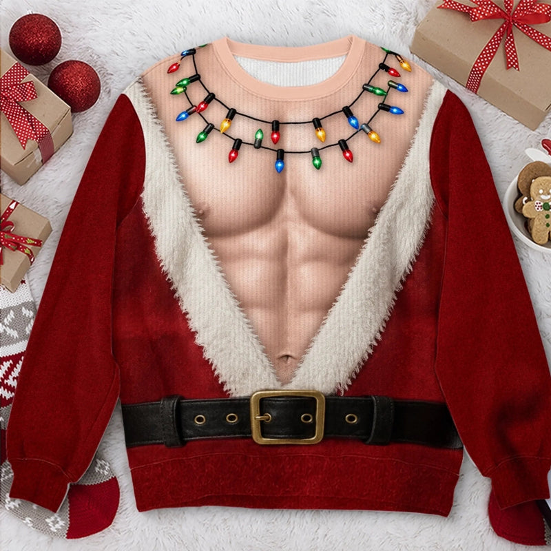 ๐
Grappig Kerstman Longsleeve Shirt | Blikvanger op Elk Kerstfeest! ๐
