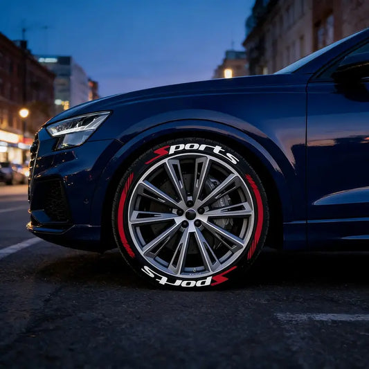 🏎️ 3D Premium Bandenstickers (4er-Set) — Geef je banden direct de ultieme racelook! 🔥