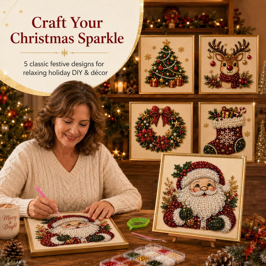 โค๏ธ Craft Magical Memories: 5-Theme 3D Pearl Art Kit for the Family ๐จ