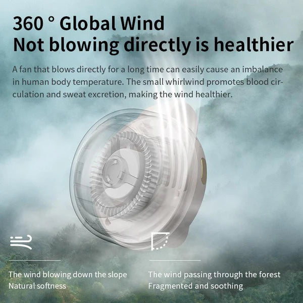 🥳 2026 TOPVERKOOP! 💞 50.000+ VERKOCHT! ✨Zomerbestsellers☀️Draagbare mini-ventilator met klem🍃 360° draaibaar