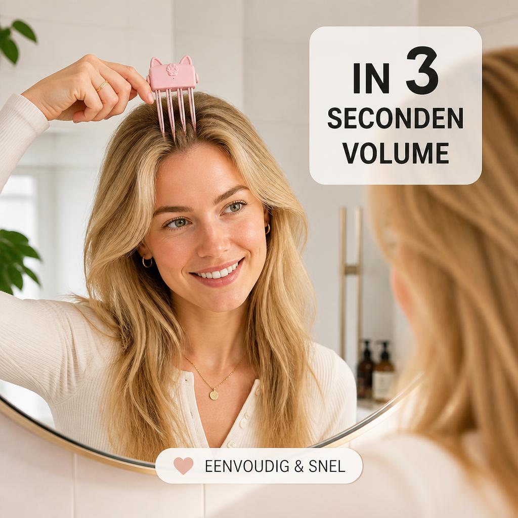 Het Geheim Voor Vol & Luchtig Haar 💆♀️ Draadloze Root Lifter (Altijd & Overal Vol Zelfvertrouwen)