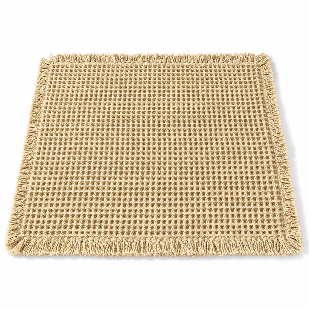 Luxe Wafel Badmat – Binnen Seconden Droog & Ultieme Antislip Grip! 🚿