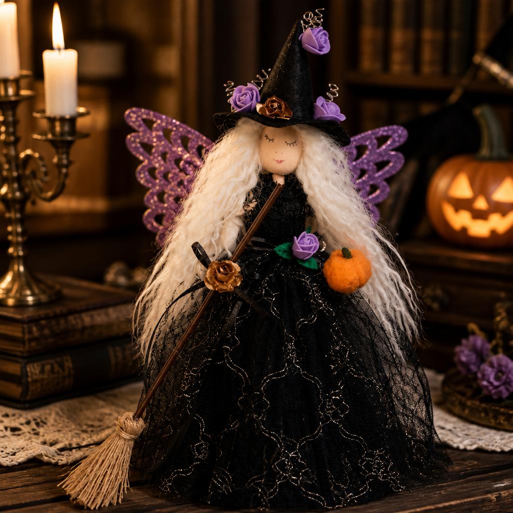 Onweerstaanbaar Schattig: Betoverende Heksenpop Decoratie Voor Een Magisch Huis 🧙‍♀️