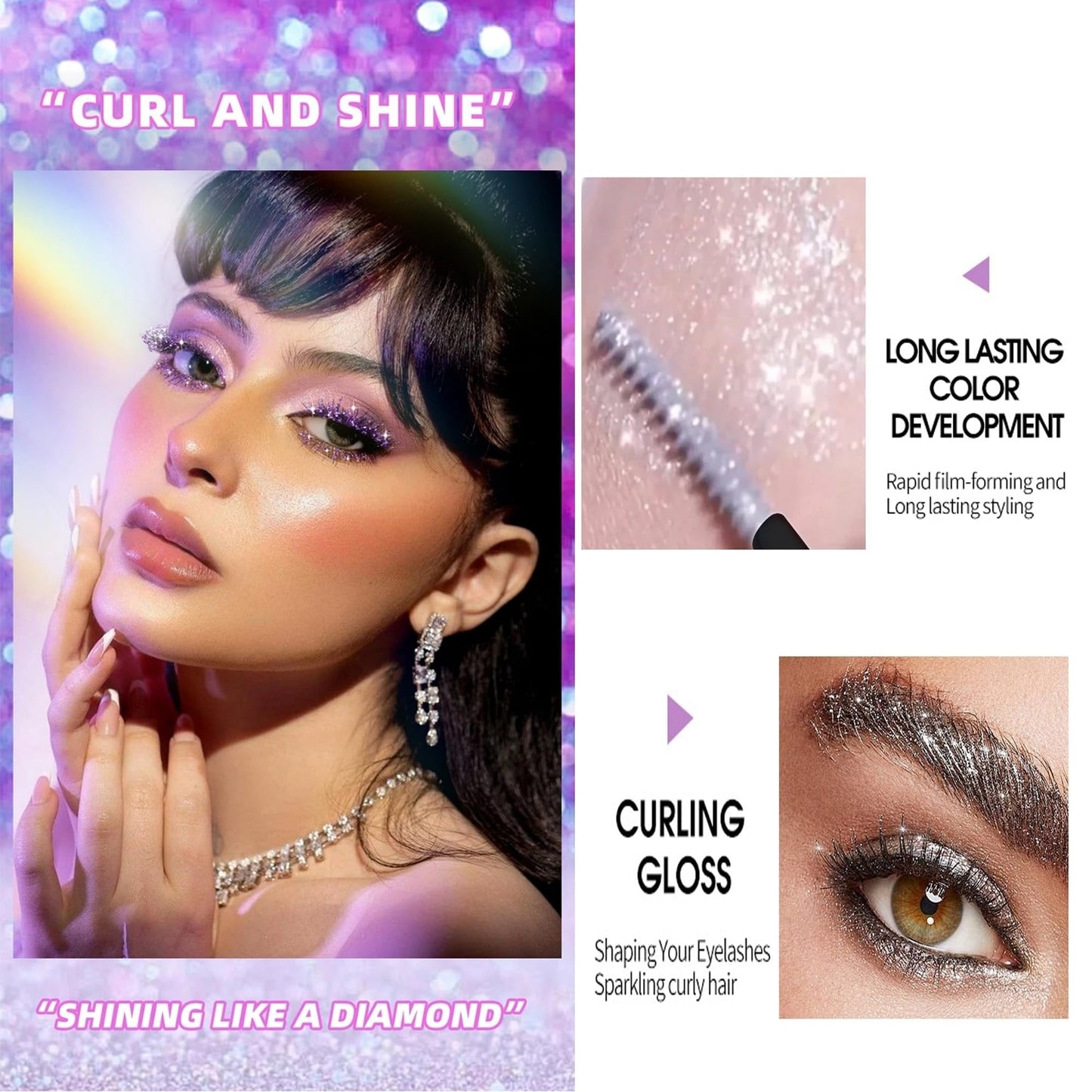 💎 Kimalteleva kristalli-diamanttimascara