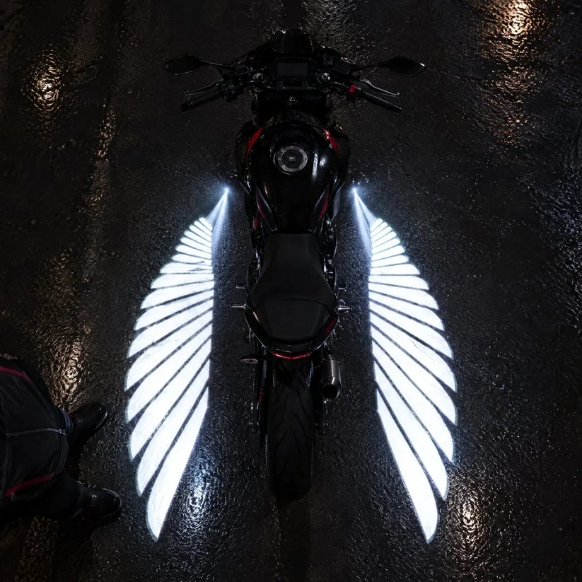 LED Angel Wing Projectors voor Motorfiets – Laat Je Ride Stralen in het Donker! 🏍️