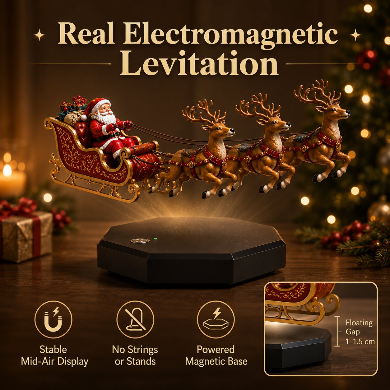 🎅 Zwevende Kerstman Decoratie | De Magische Eyecatcher Voor Kerst! ✨