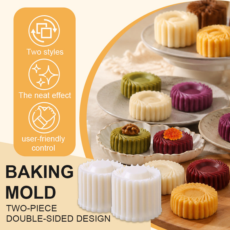 🍪 2-in-1 Dubbelzijdige Gebak & Koekjes Vorm — Maak van Elke Creatie een Bakkersmeesterwerk! 🥐✨