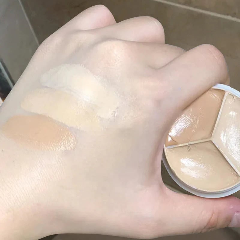 🎉 Täydellinen 3-in-1 peitevoidepaletti – Korjaa • Muotoile • Kosteuta ✨