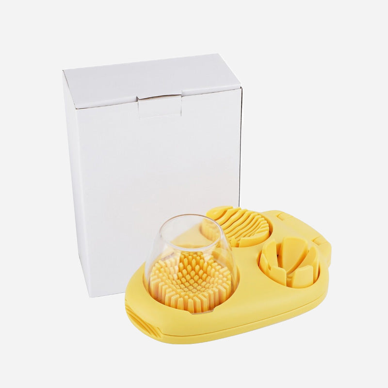 🍳 Nooit meer kruimelig eigeel! De 3-in-1 eiersnijder voor perfecte plakjes & blokjes ✨