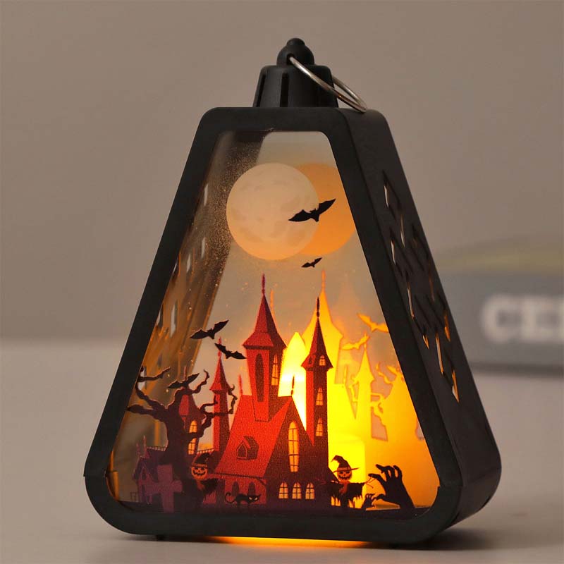 🧙‍♀️🎃 Halloween-koristeet - kannettava kurpitsalyhtyriipus 🎃🏰 Avaa ovi, tulen sisään! Anna ne karkit tänne! 👻👻