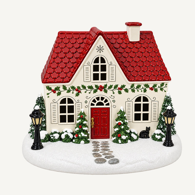 Mistletoe Lane Kersthuisje Diffuser – Breng Magische Kerstsfeer & Warmte In Huis! 🎄