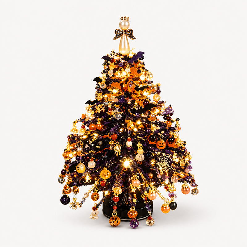 🎄 Creëer Kerstmagie in Huis: Complete DIY Parelen Kerstboom Kit ✨ (Met Engel Piek)
