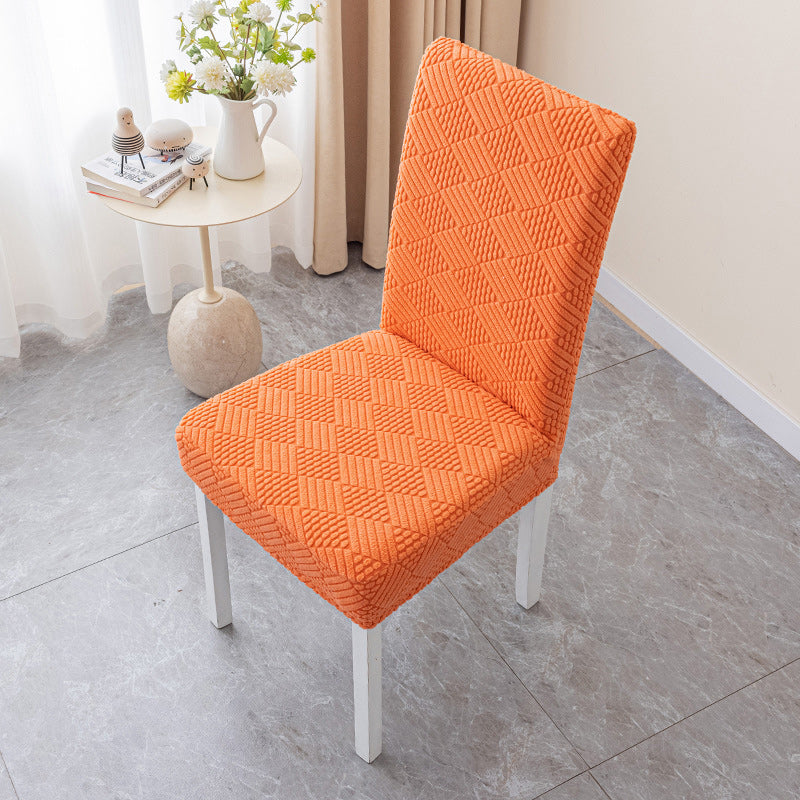 🪑 Geometrische Jacquard Stoelhoes – Geef je Eetkamer een Luxe & Frisse Upgrade! ✨