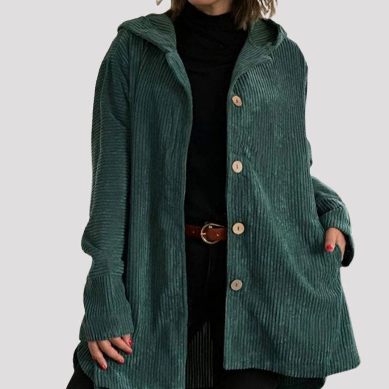 🍂 Syksyn rento samettihupparitakki 🧥