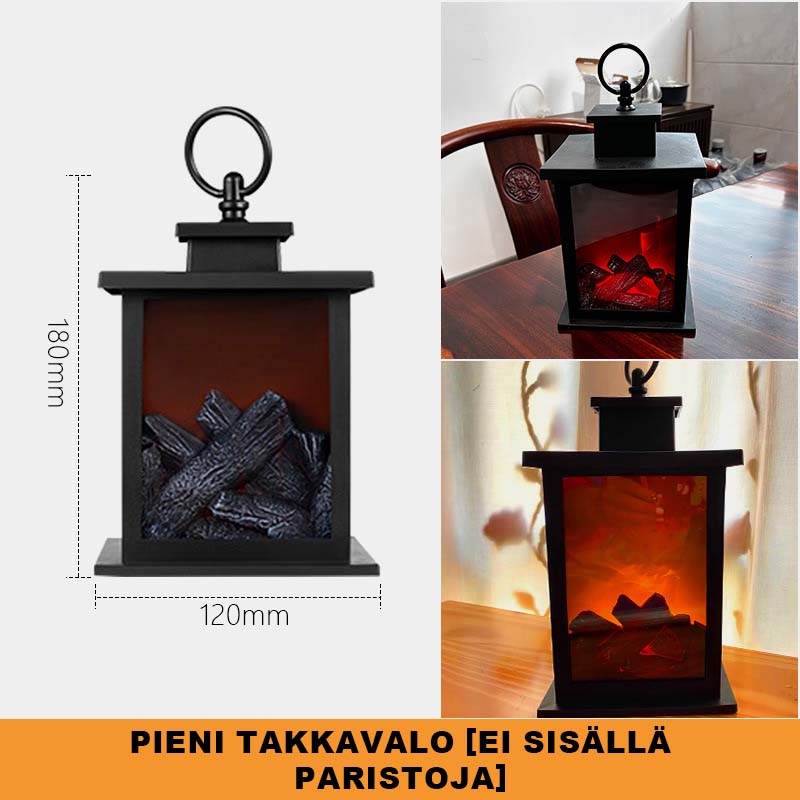 Simuloitu Liekkitakan Valo