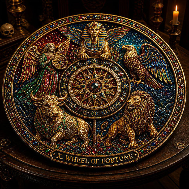 ✨ Laat Je Geest Tot Rust Komen: DIY 5D Tarot Diamond Painting – Creëer Jouw Eigen Magische Rustpunt 🔮