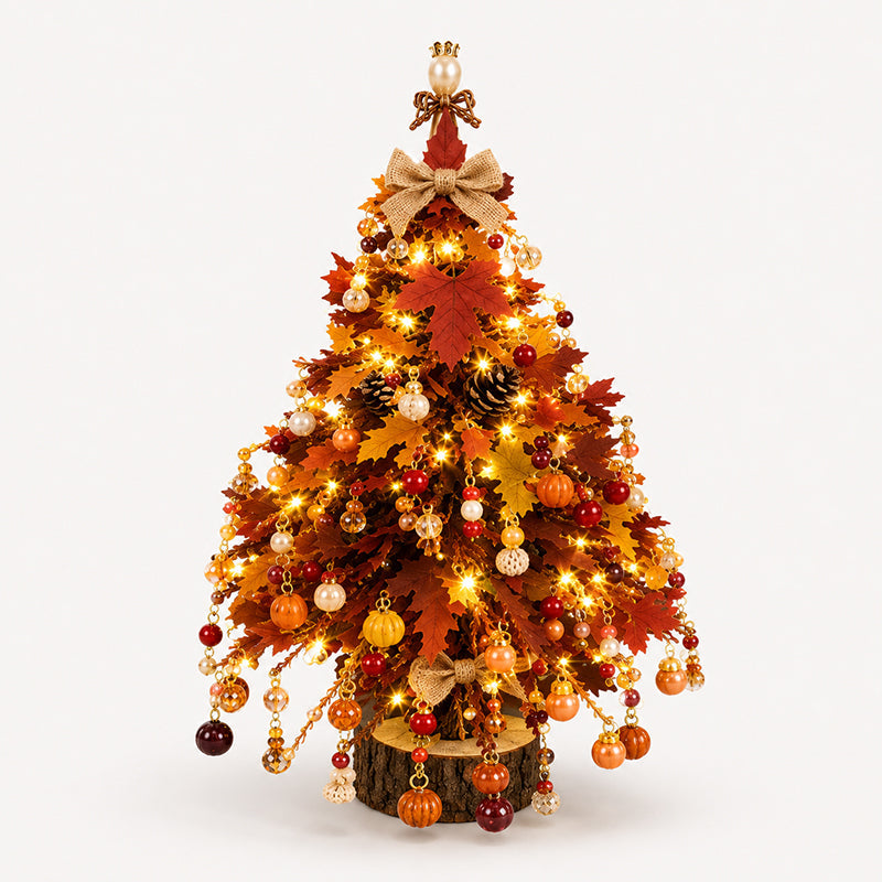 🎄 Creëer Kerstmagie in Huis: Complete DIY Parelen Kerstboom Kit ✨ (Met Engel Piek)