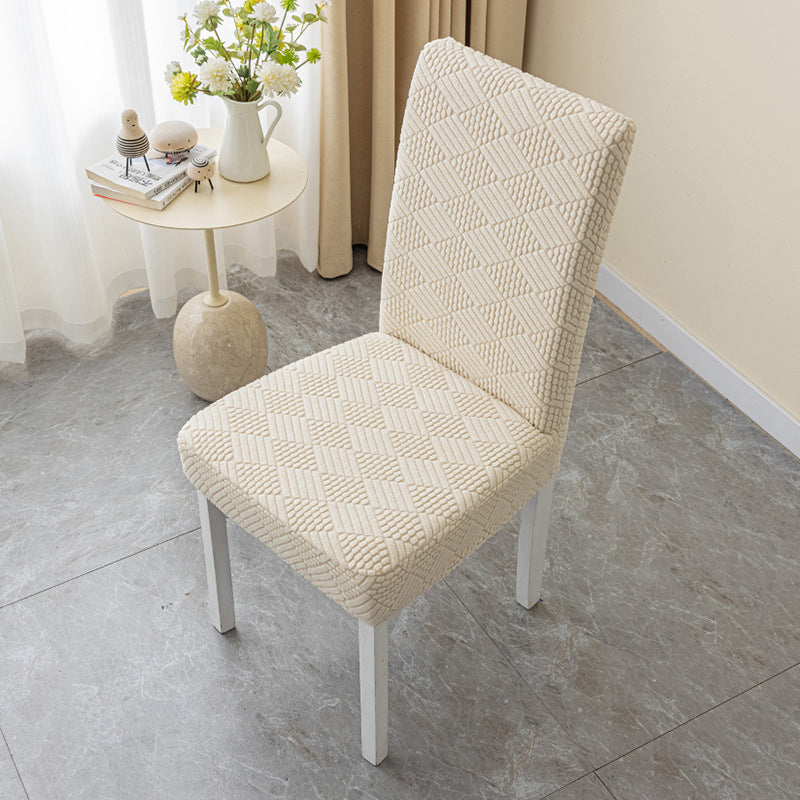🪑 Geometrische Jacquard Stoelhoes – Geef je Eetkamer een Luxe & Frisse Upgrade! ✨