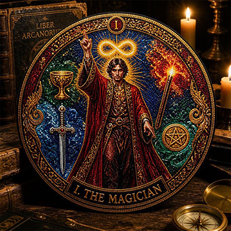 ✨ Laat Je Geest Tot Rust Komen: DIY 5D Tarot Diamond Painting – Creëer Jouw Eigen Magische Rustpunt 🔮
