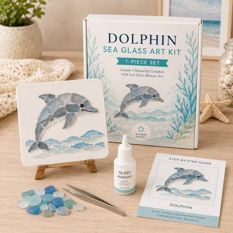 🌊 Breng de Rust van de Oceaan in Huis ✨ DIY Zee-Glas Kunstset