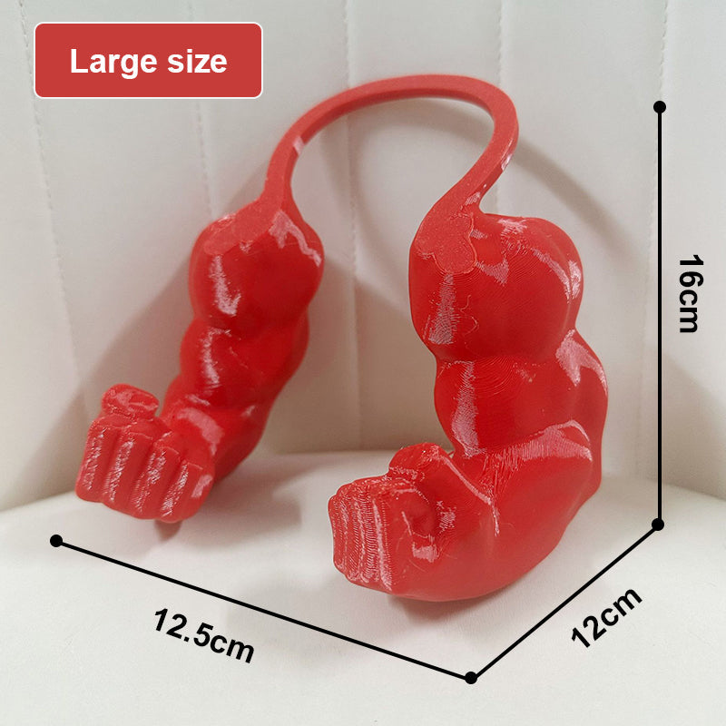 🐱 Laat Je Kat Flexen! 💪 Hilarische 3D "Hulk-Armen" voor Katten