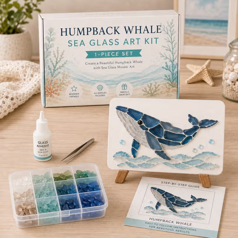 🌊 Breng de Rust van de Oceaan in Huis ✨ DIY Zee-Glas Kunstset