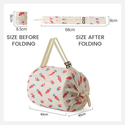 🌱 Ympäristönsuojelun edistämiseksi hinta on jo nyt alhaisin mahdollinen 🚫 Kertakäyttö muovikassi｜20kg kantava taittokassi 🌲 Taskuun mahtuva
