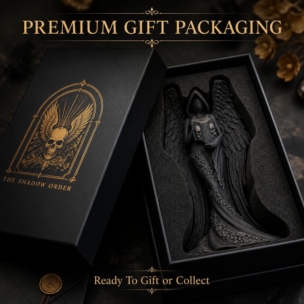 🗡️ Exclusieve Gothic Beeldjes Collectie – Duistere Elegantie voor Bureau & Boekenplank 🔮