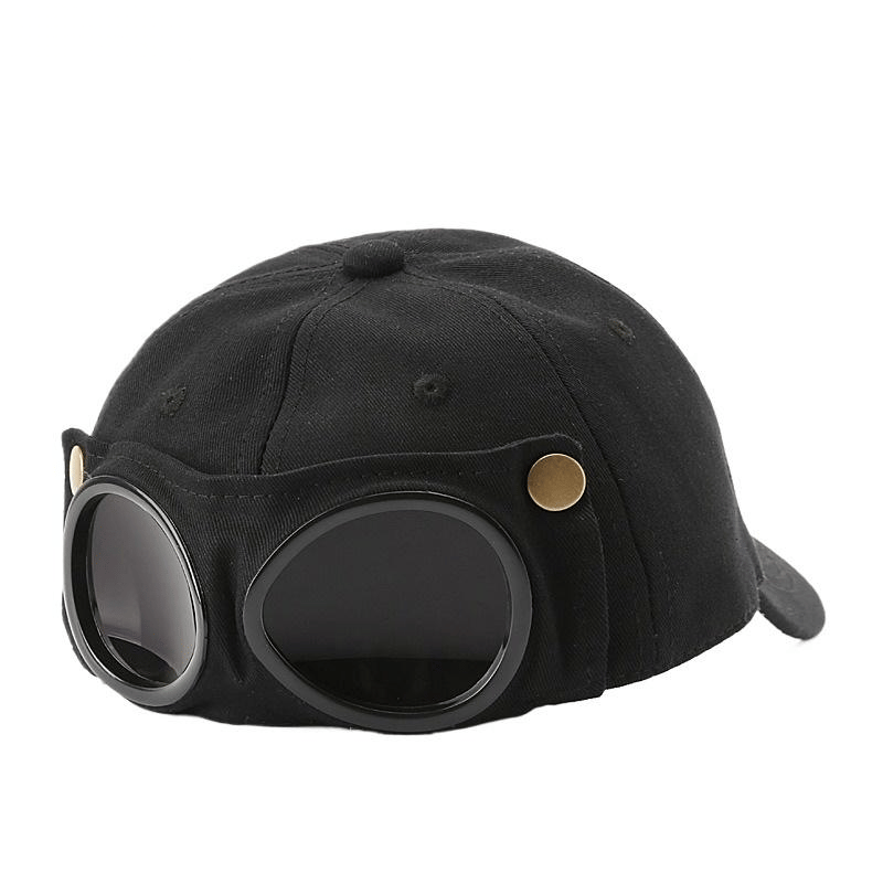 🕶️ Stoere Aviator Baseball Cap met Brilhouder — Unieke Retro Stijl & Praktisch Comfort 🧢