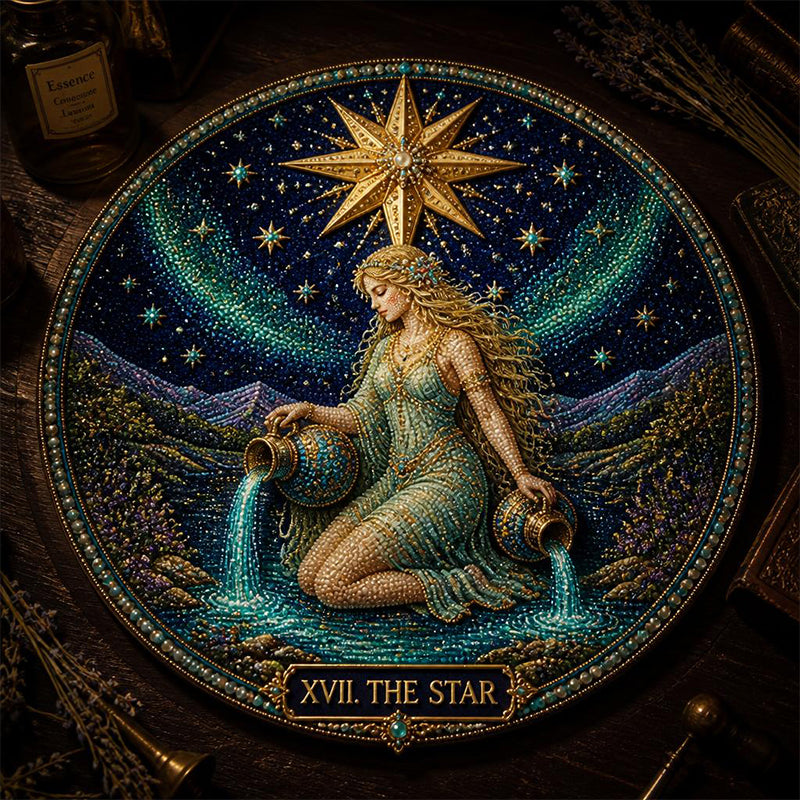 ✨ Laat Je Geest Tot Rust Komen: DIY 5D Tarot Diamond Painting – Creëer Jouw Eigen Magische Rustpunt 🔮