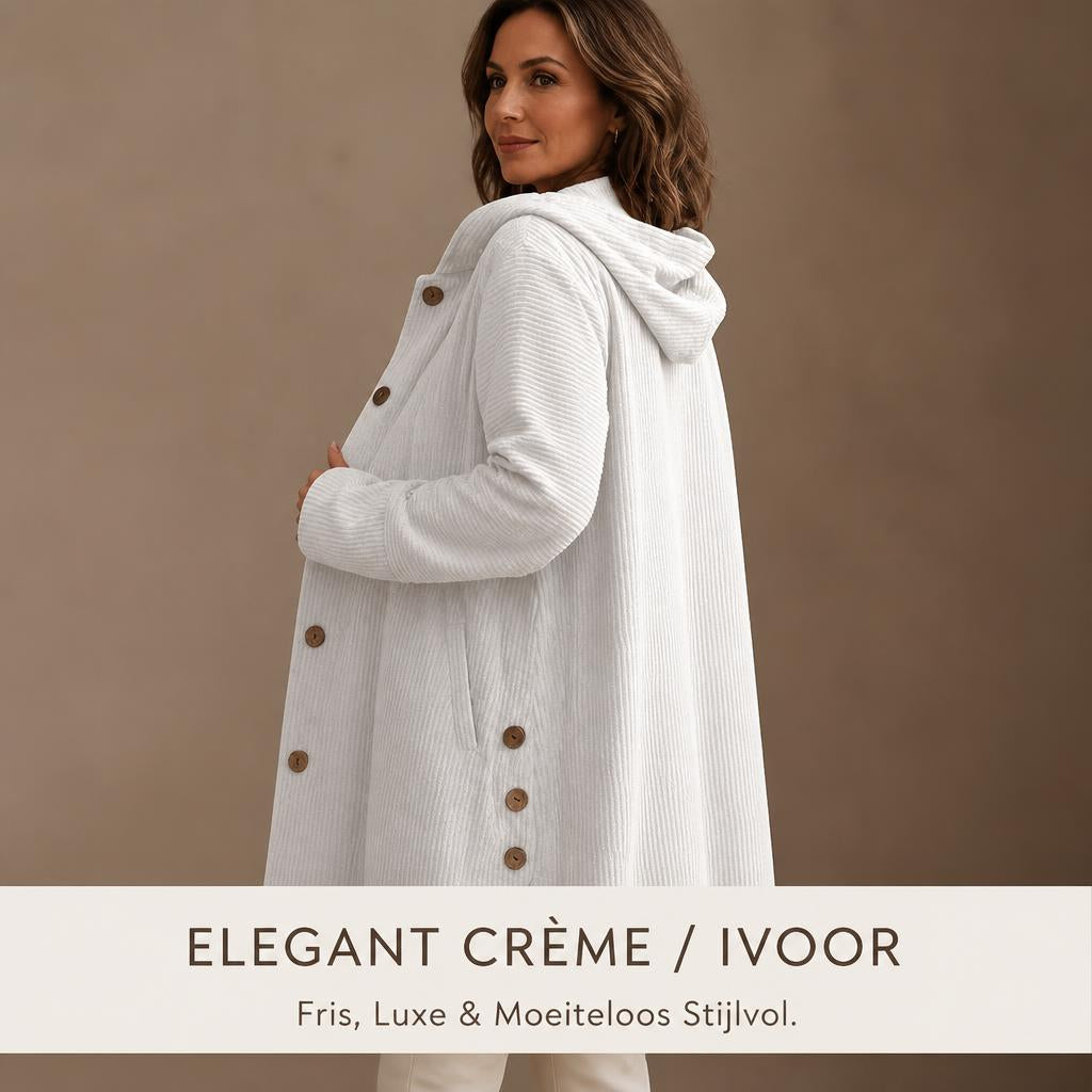 🧥 Geniet van de Herfst: Heerlijk Warme & Stijlvolle Corduroy Jas met Capuchon 🍂
