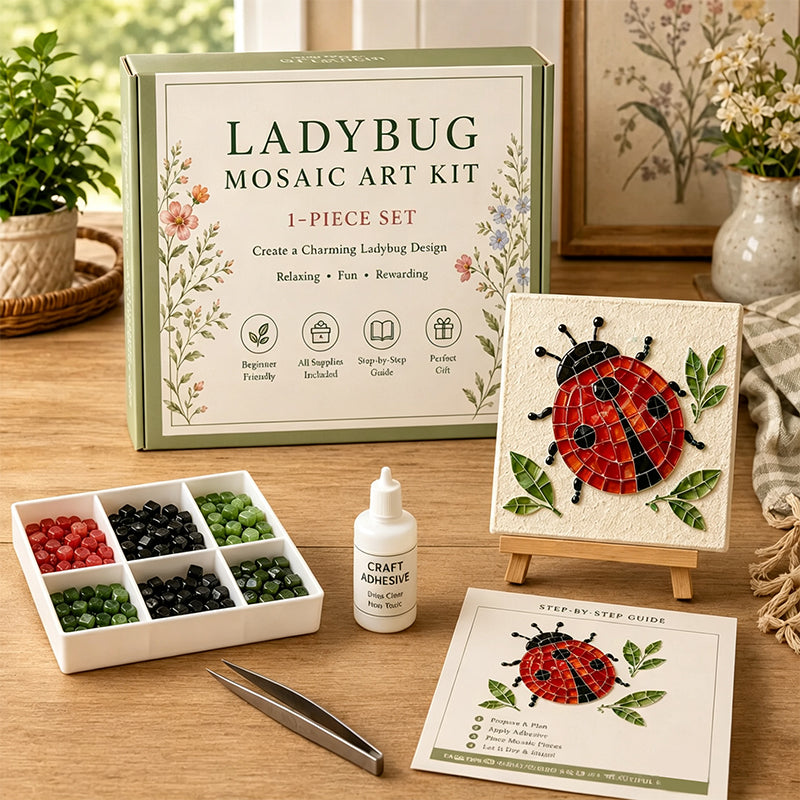 🌻🏡 Breng de Rust van een Bloementuin in Huis 🌸 DIY Mozaïek Kunstset