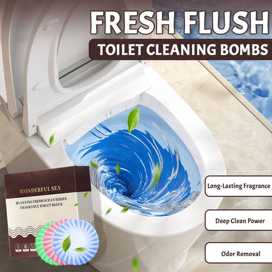 Fresh Flush WC-pommit 💦   5min Puhdas Vessa ✅   Luonnonentsyymit ♻️