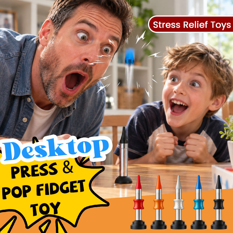 [🤩 Druk Weg, Pop Op!] Interactieve Desktop Fidget Toy – Directe Ontspanning op Je Bureau