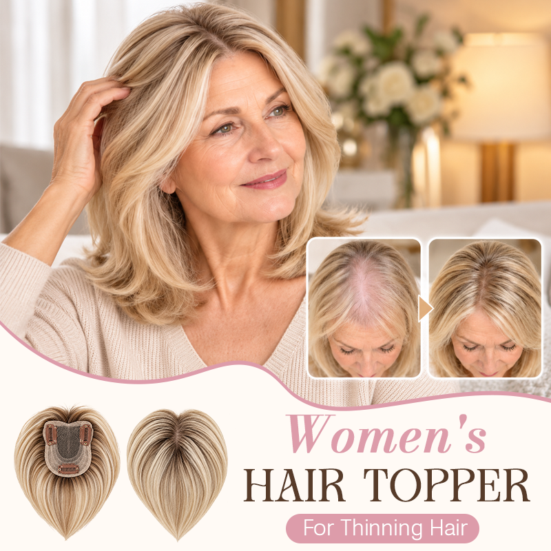 Natuurlijk Haar Topper – Direct Meer Volume & Onzichtbare Scheidingsdekking! ✨💖