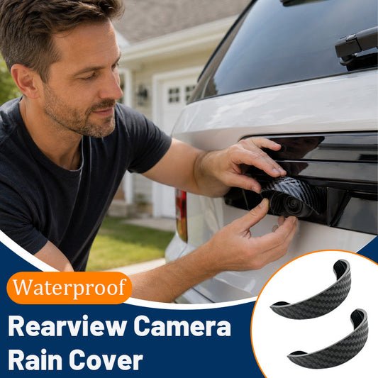 🌧️ 100% Helder Zicht Bij Regen: Universal Auto Achteruitrijcamera Regenkap – Carbon Look | Onmisbare Veiligheids-Upgrade Voor Elke Auto 🚗