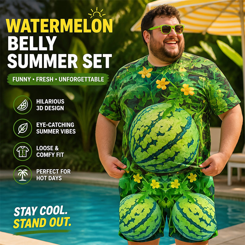 🍉 Vrolijke Watermeloen Set™ | De Ultieme Zomer Outfit Die Iedereen Laat Lachen!