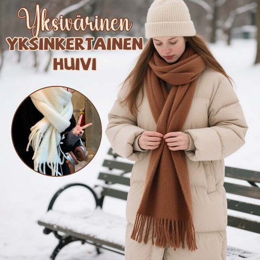 🧣 Yksiväriset Klassikot Huivit – Eipehmän Eleganssi 🌟