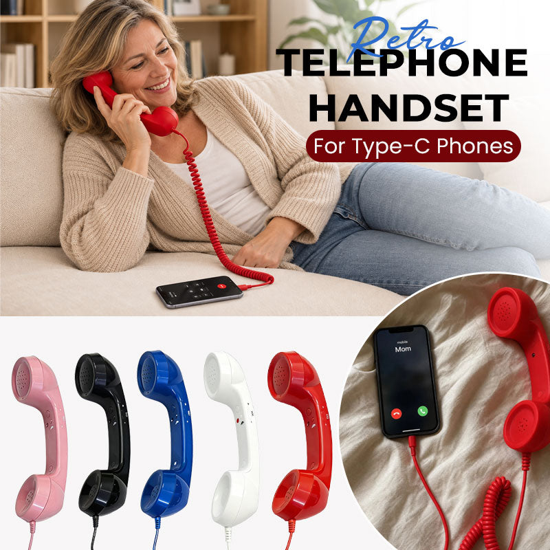 ☎️ Retro Type-C Telefoon Hoorn for Smartphones
